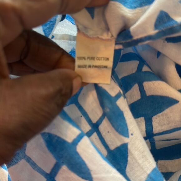 Barbara Gerwit Cotton Tunic Top S - Picture 8 of 9